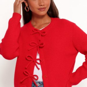 Wilde Bow Front Cardigan